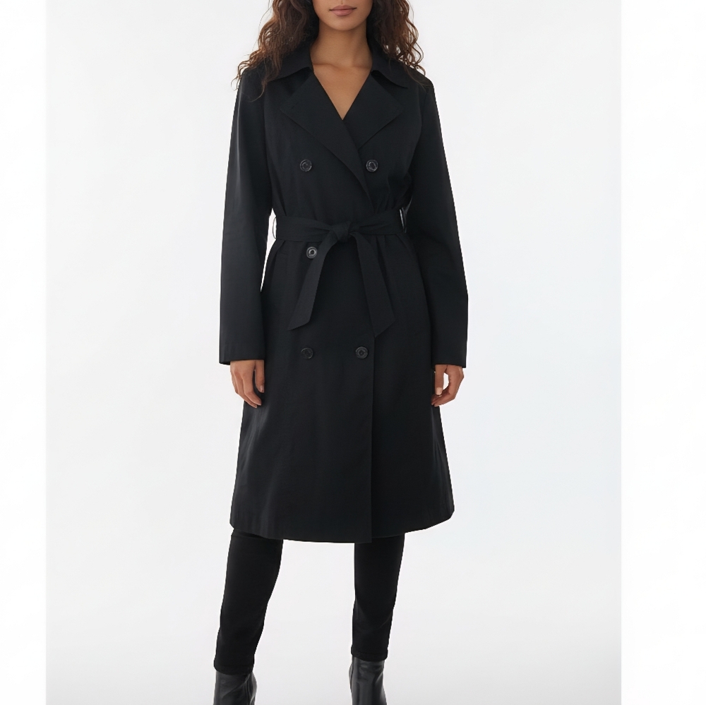 OLD NAVY Black Trench Coat